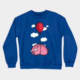 fly piggy fly Crewneck Sweatshirt